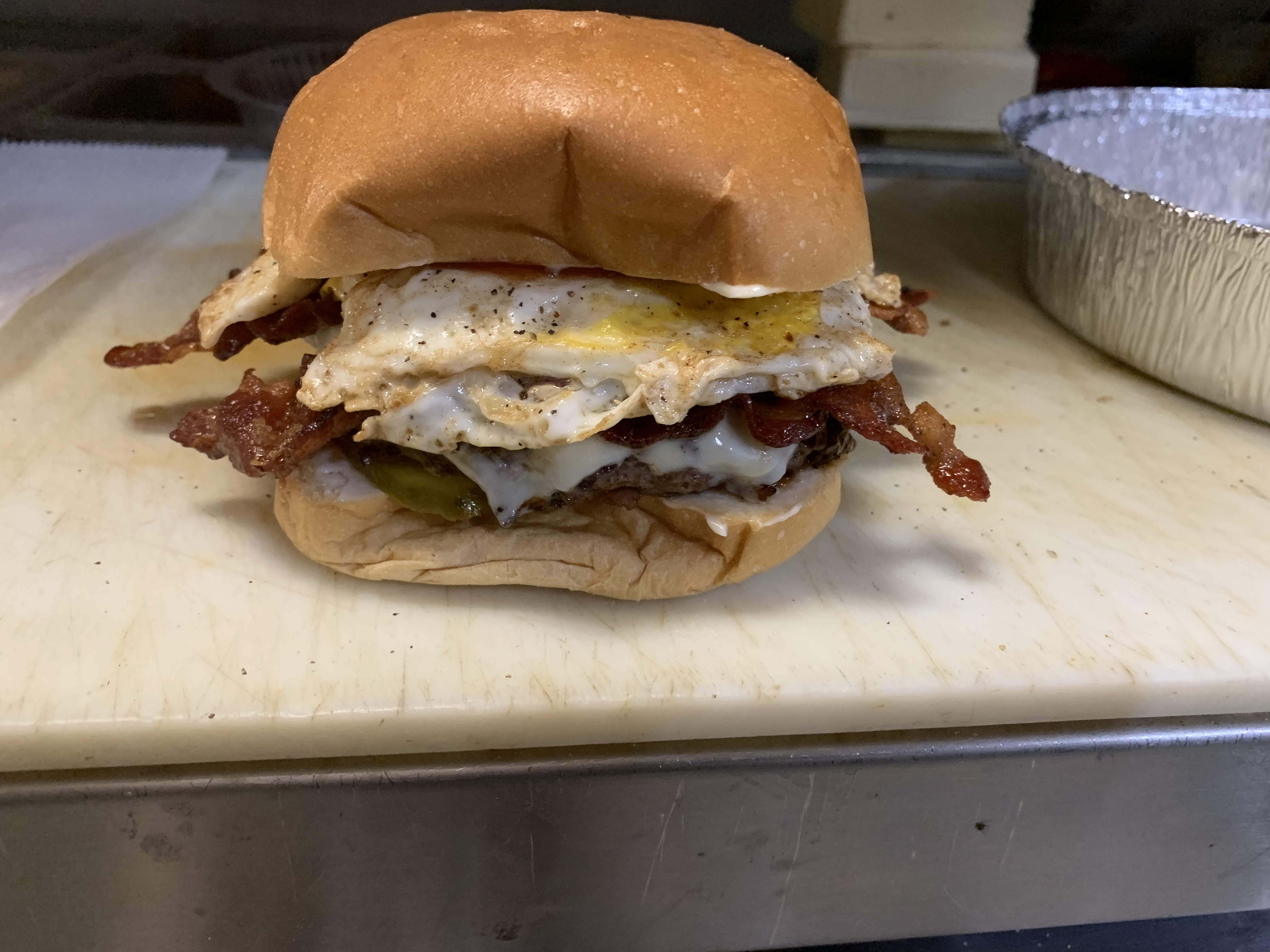 Order Texas Cheeseburger food online from Greenhill Deli-Pizza store, Wilmington on bringmethat.com