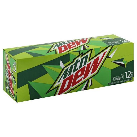 Order Mountain Dew Soda Cans (12 oz x 12 ct) food online from Rite Aid store, Canton on bringmethat.com