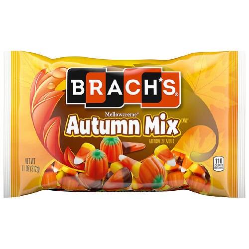 Order Brach's Halloween Autumn Mix Mellowcreme Pumpkin, Candy Corn Classic Candy Corn Mix - 11.0 oz food online from Walgreens store, Chubbuck on bringmethat.com
