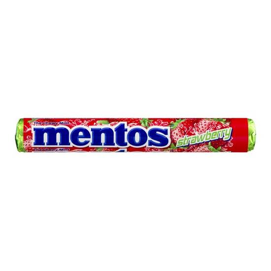 Order Mentos Chewy Mint Candy Roll, Strawberry food online from Exxon Food Mart store, Port Huron on bringmethat.com