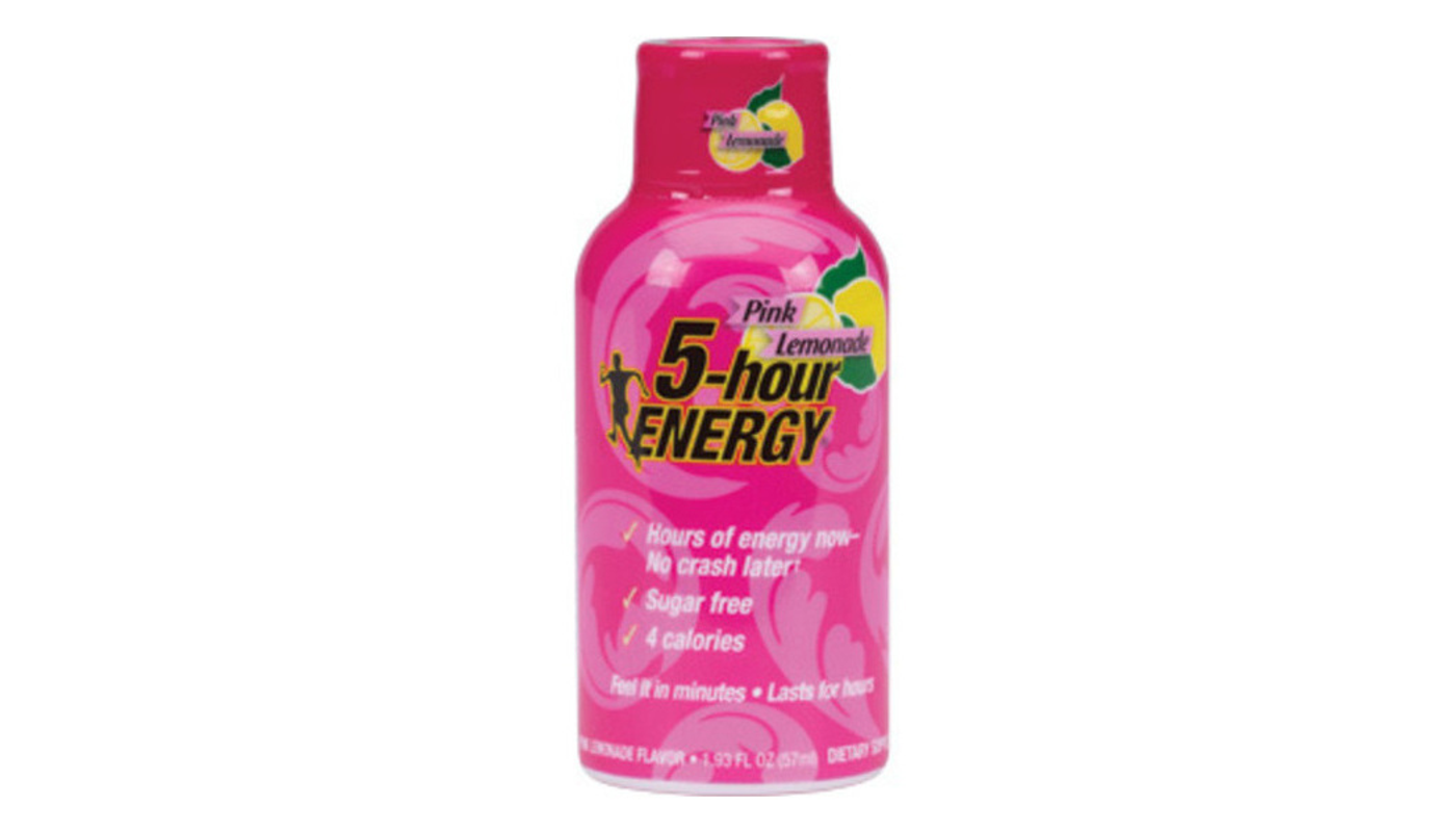 Order 5 Hour Energy Energy Shot, Regular Strength, Pink Lemonade food online from JR Food Mart store, Camarillo on bringmethat.com