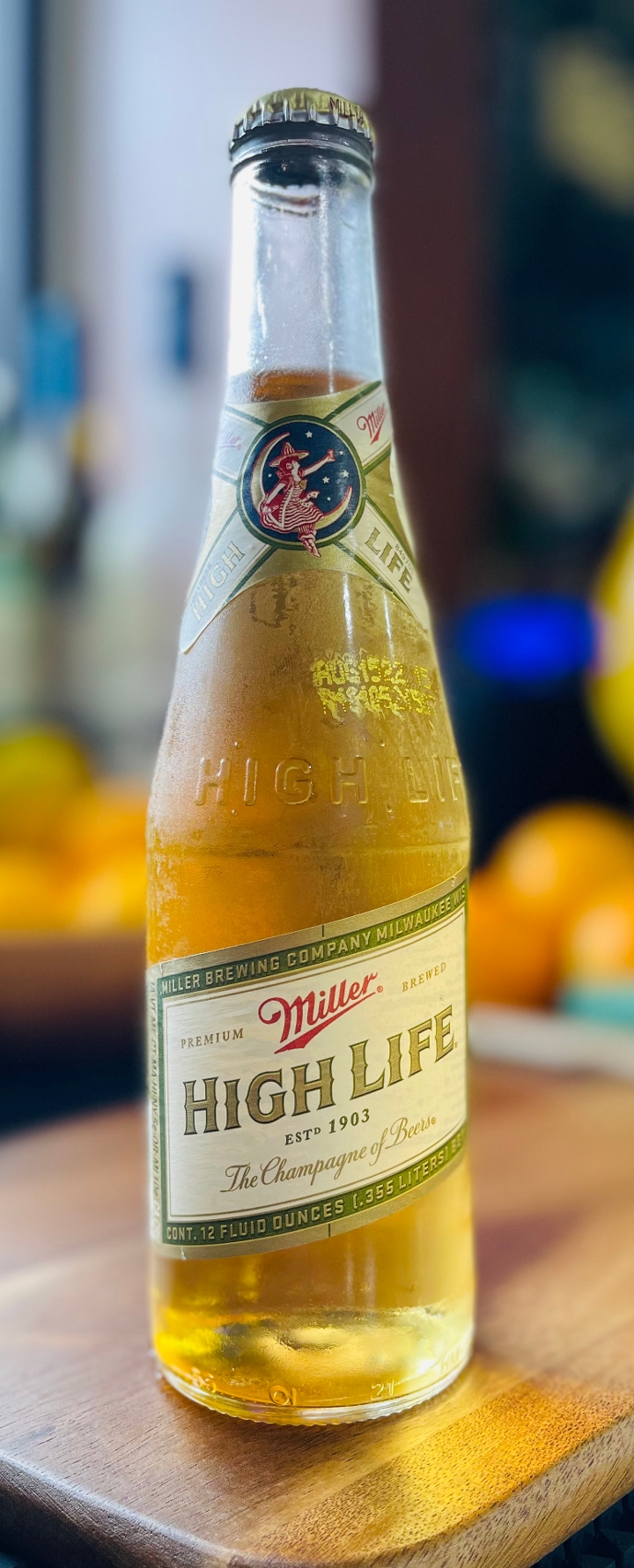 Order MILLER HIGH LIFE BOTTLE food online from Leo's Coney Island store, Sterling Heights on bringmethat.com
