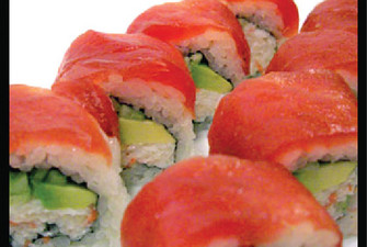 Order Red Dragon Roll food online from Sushi Yukiya store, Oceanside on bringmethat.com