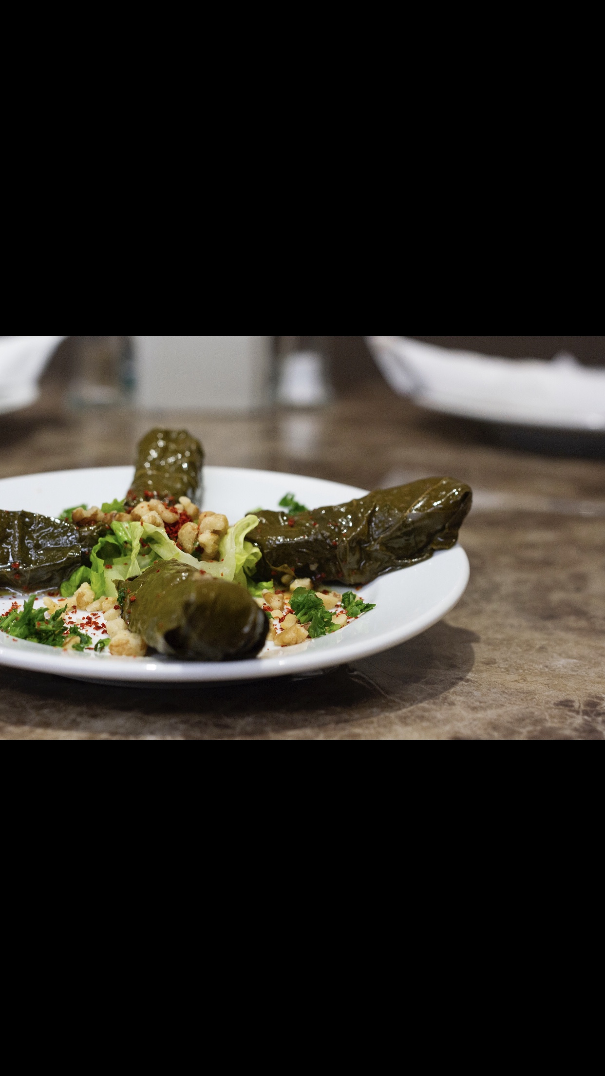 Order 4 pieces Stuffed Grape Leaves food online from Esso Mediterranean Bistro store, Encino on bringmethat.com