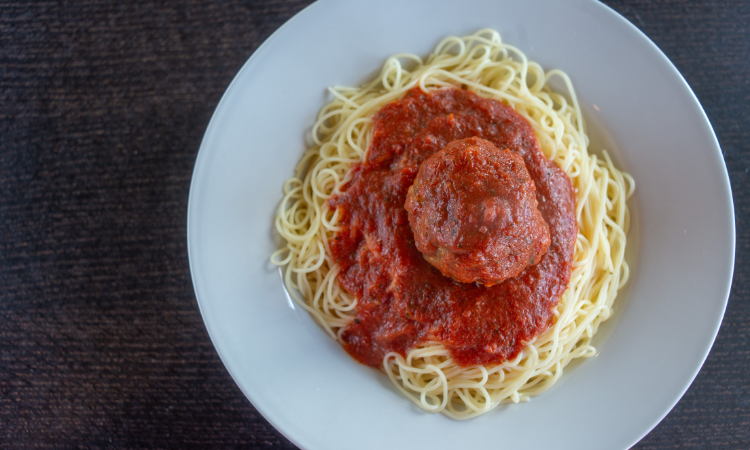 Order Kid's Pasta and Meatball food online from Santucci Square Pizza store, Hatfield on bringmethat.com