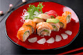 Order Rainbow Roll food online from Love Sushi store, Bakersfield on bringmethat.com