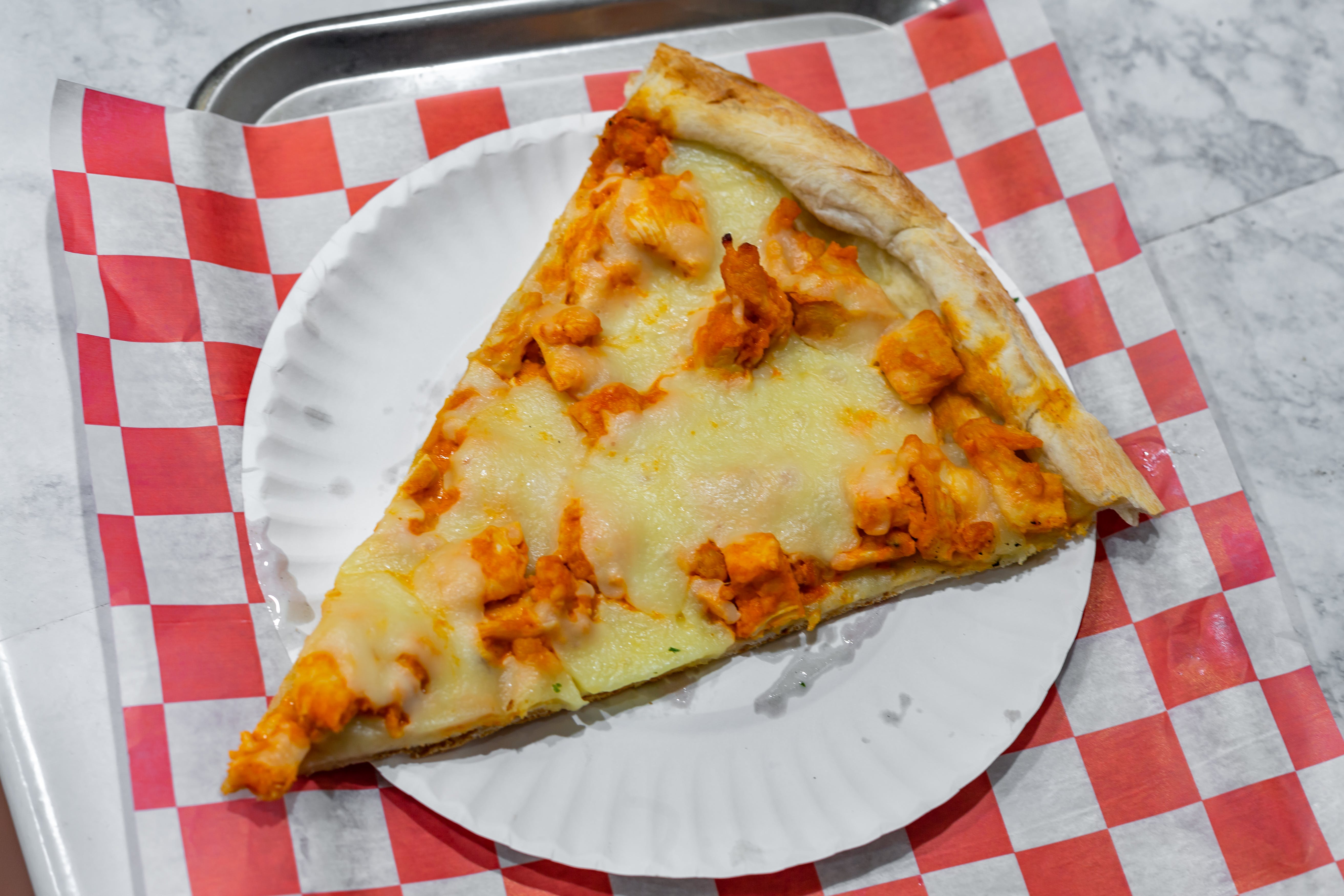 Order Buffalo Chicken Pizza - Pizza food online from Port Jeff Pizza store, Port Jefferson on bringmethat.com