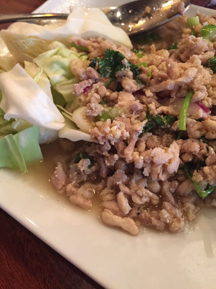 Order Larb Salad food online from Lucki Thai Restaurant store, Las Vegas on bringmethat.com