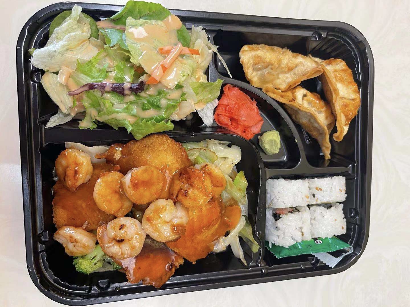 Order BB Salmon & Shrimp food online from Extreme Teriyaki Grill Express store, Waldorf on bringmethat.com