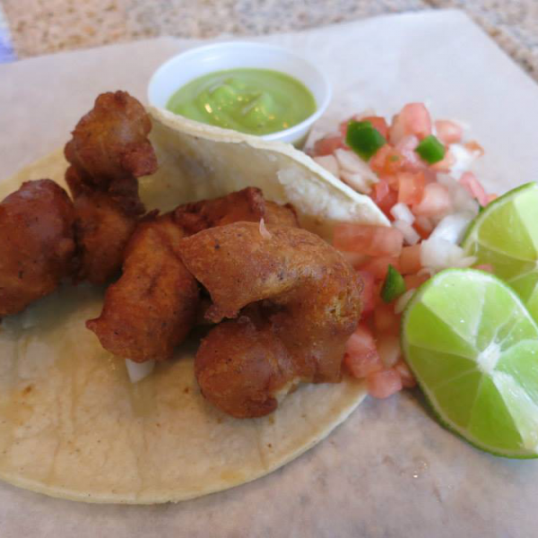 Order Shrimp Taco food online from Santa Madre Tacos store, Tempe on bringmethat.com