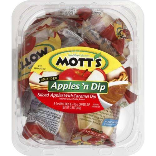 Order Mott's · Apples 'n Dip (5 bags) food online from Star Market store, Somerville on bringmethat.com