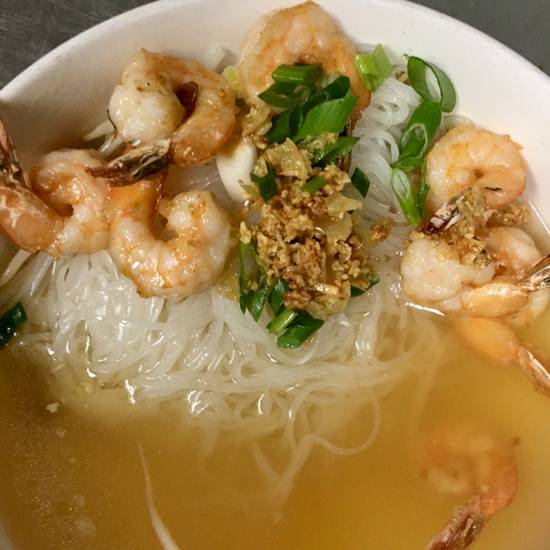 Order Shrimp Rice Noodle Soup food online from WA WA Restaurant store, Long Beach on bringmethat.com