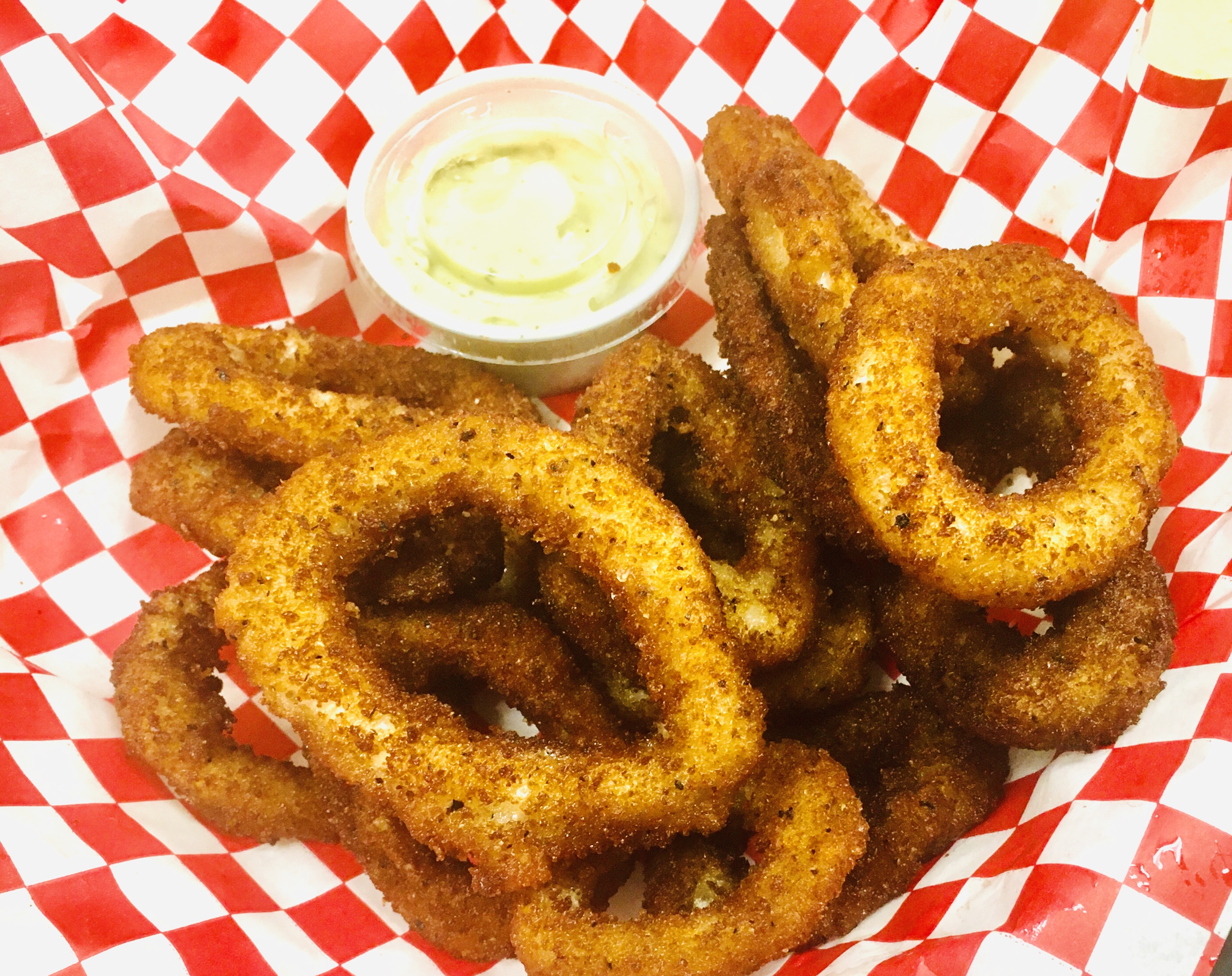 Order Fried Calamari food online from Rosemary Grill store, Gibsonton on bringmethat.com