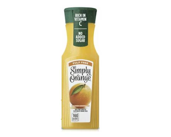 Order Simply OJ 12oz food online from BAGELS YOUR WAY store, Medford on bringmethat.com