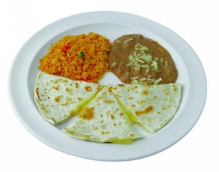 Order Kids Jr. Quesadilla Plate food online from Rodeo Mexican Grill store, Los Angeles on bringmethat.com