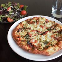 Order Pesto-Artichoke Pizza food online from Domani Pizzeria & Restaurant store, Seattle on bringmethat.com