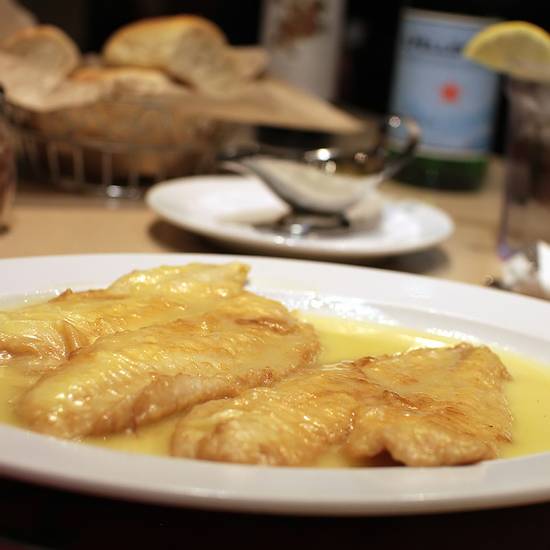Order Filet of Sole Francese food online from Mama Theresa Pizzeria Restaurant store, Westbury on bringmethat.com