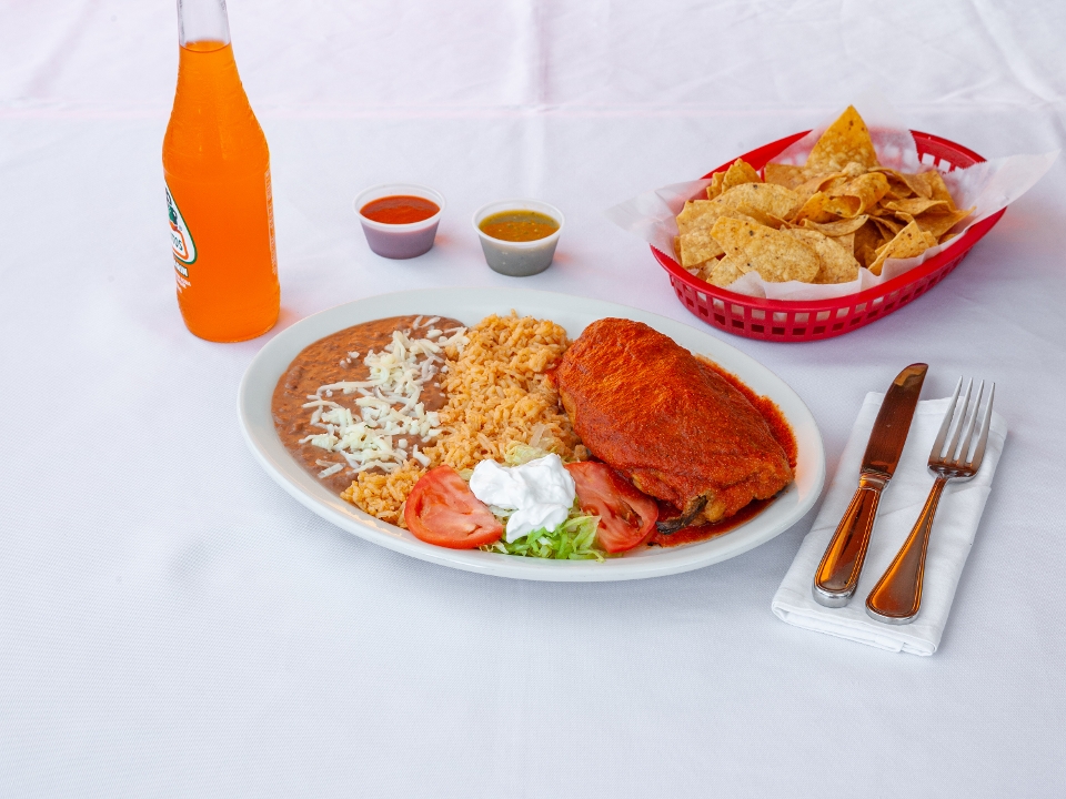 Order Chile Reyeno food online from Amigos Pizza & Taco store, Carol Stream on bringmethat.com