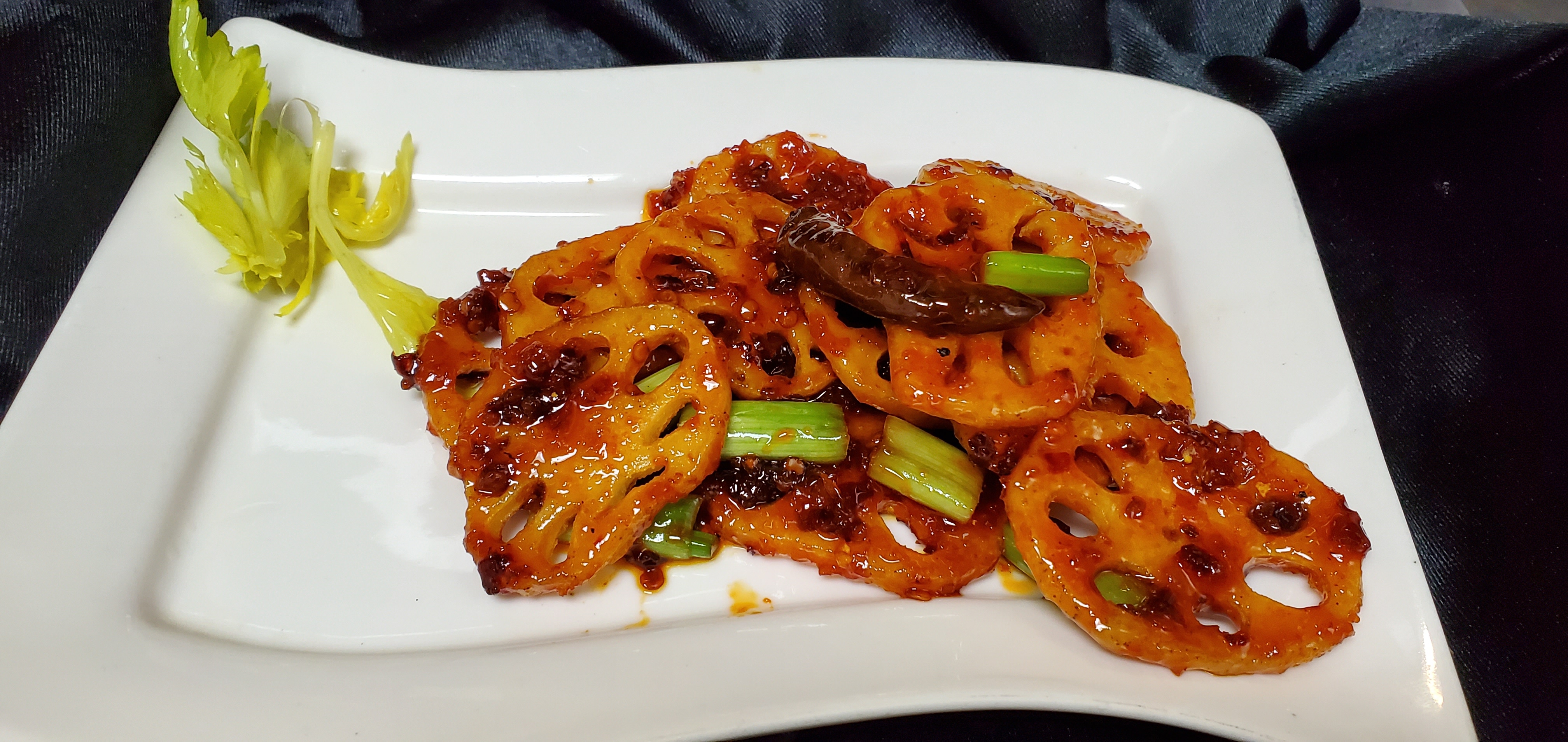 Order Crispy Lotus Root food online from Spice Route store, Parsippany on bringmethat.com