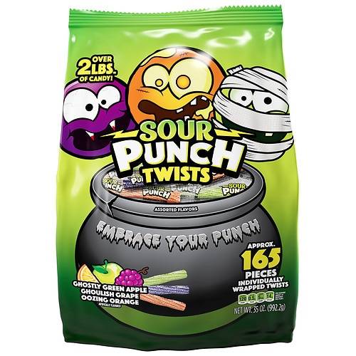 Order Sour Punch Halloween Twists, Large Bag - 35.0 oz food online from Walgreens store, Des Plaines on bringmethat.com