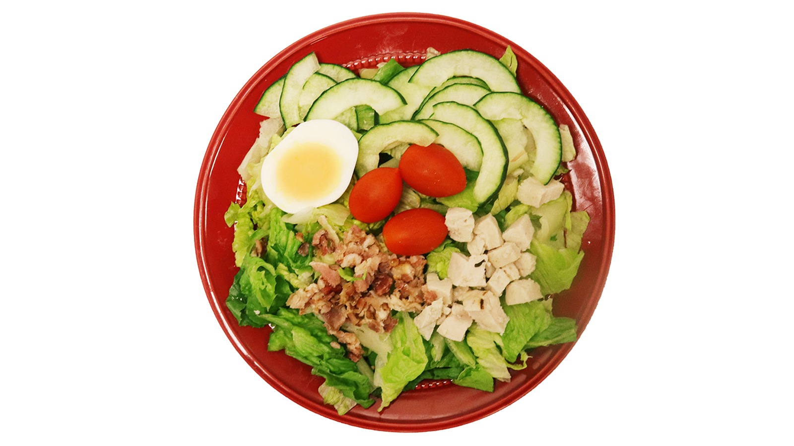 Order Cobb Salad, 10 oz. food online from Lucky California store, San Francisco on bringmethat.com