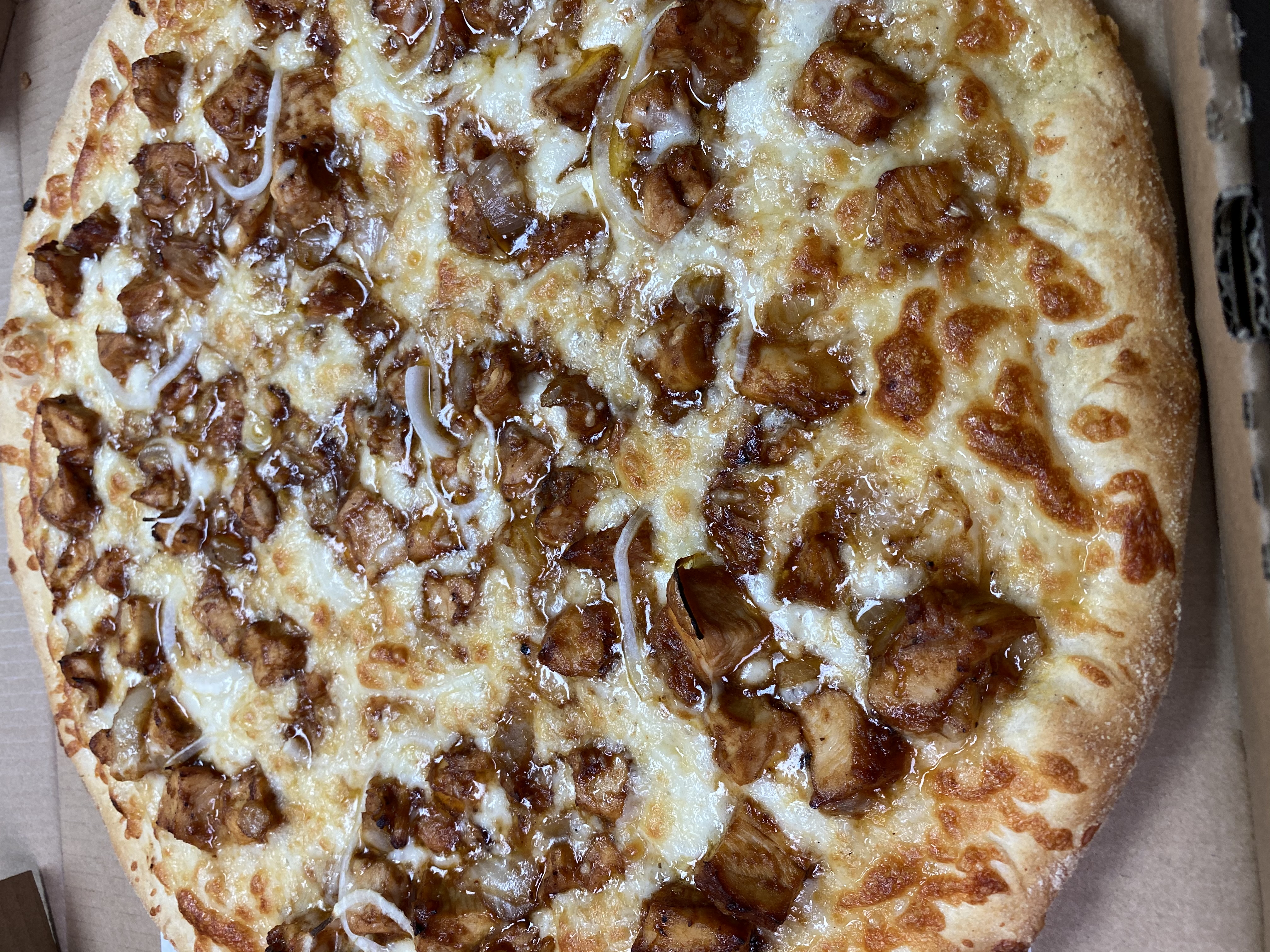 Order BBQ Chicken Pizza food online from Big Chefs Pizza store, Norwood on bringmethat.com