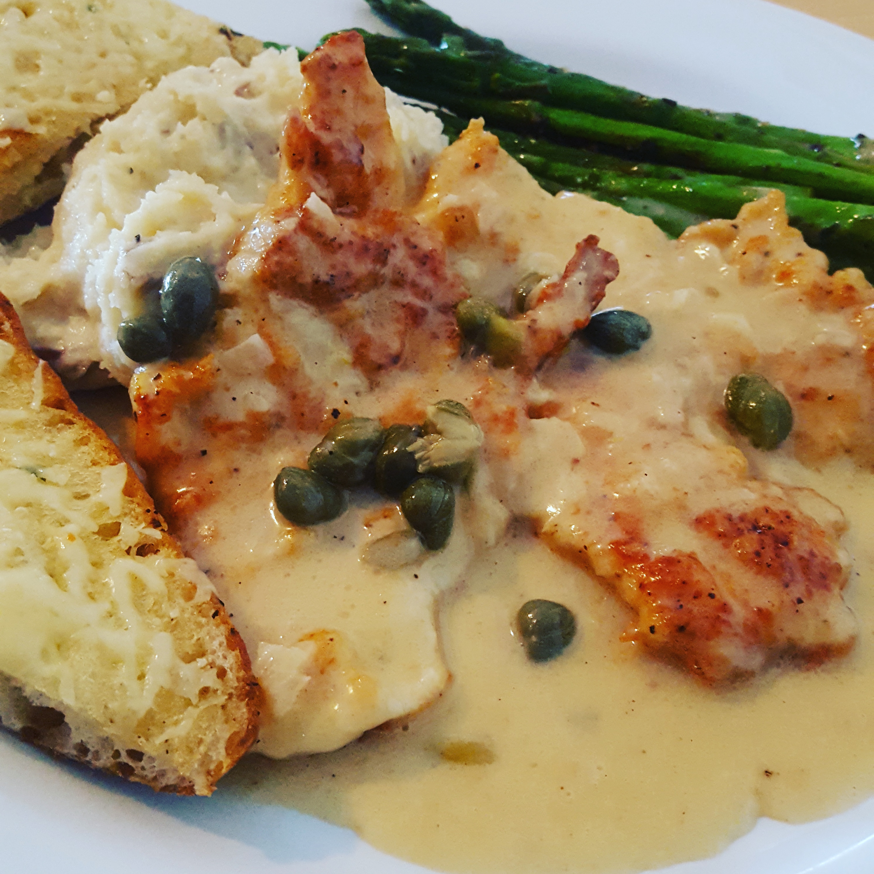 Order Organic Chicken Piccata food online from Duo Grill House store, Albany on bringmethat.com