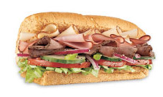 Order Beef, Turkey and Cheddar food online from Blimpie America's Sub Shop store, Newark on bringmethat.com