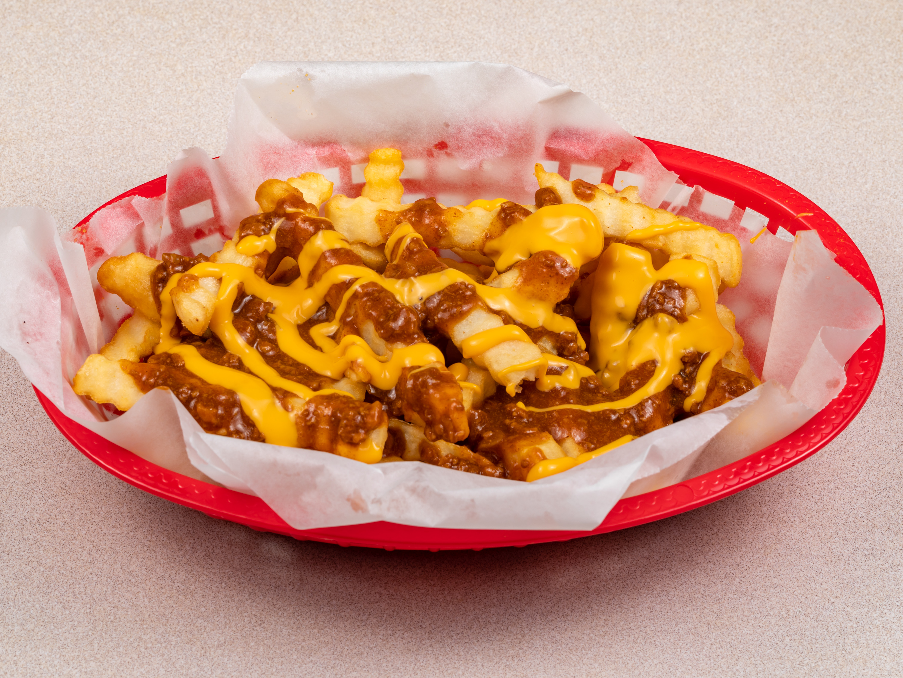 Order Chili Cheese Fries food online from Ye Ole Fashioned Cafe & Ice Cream store, North Charleston on bringmethat.com