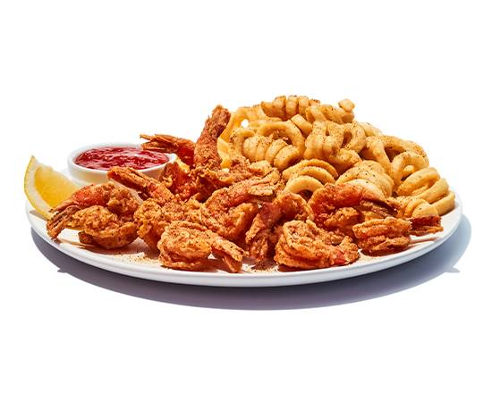 Order Shrimp Platter food online from Hootie's Bait & Tackle store, Raleigh on bringmethat.com