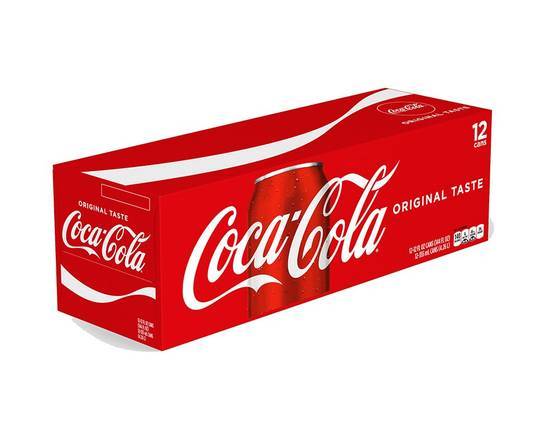 Order Coke Classic 12 Pack Cans food online from Extra Mile 3056 store, Vallejo on bringmethat.com