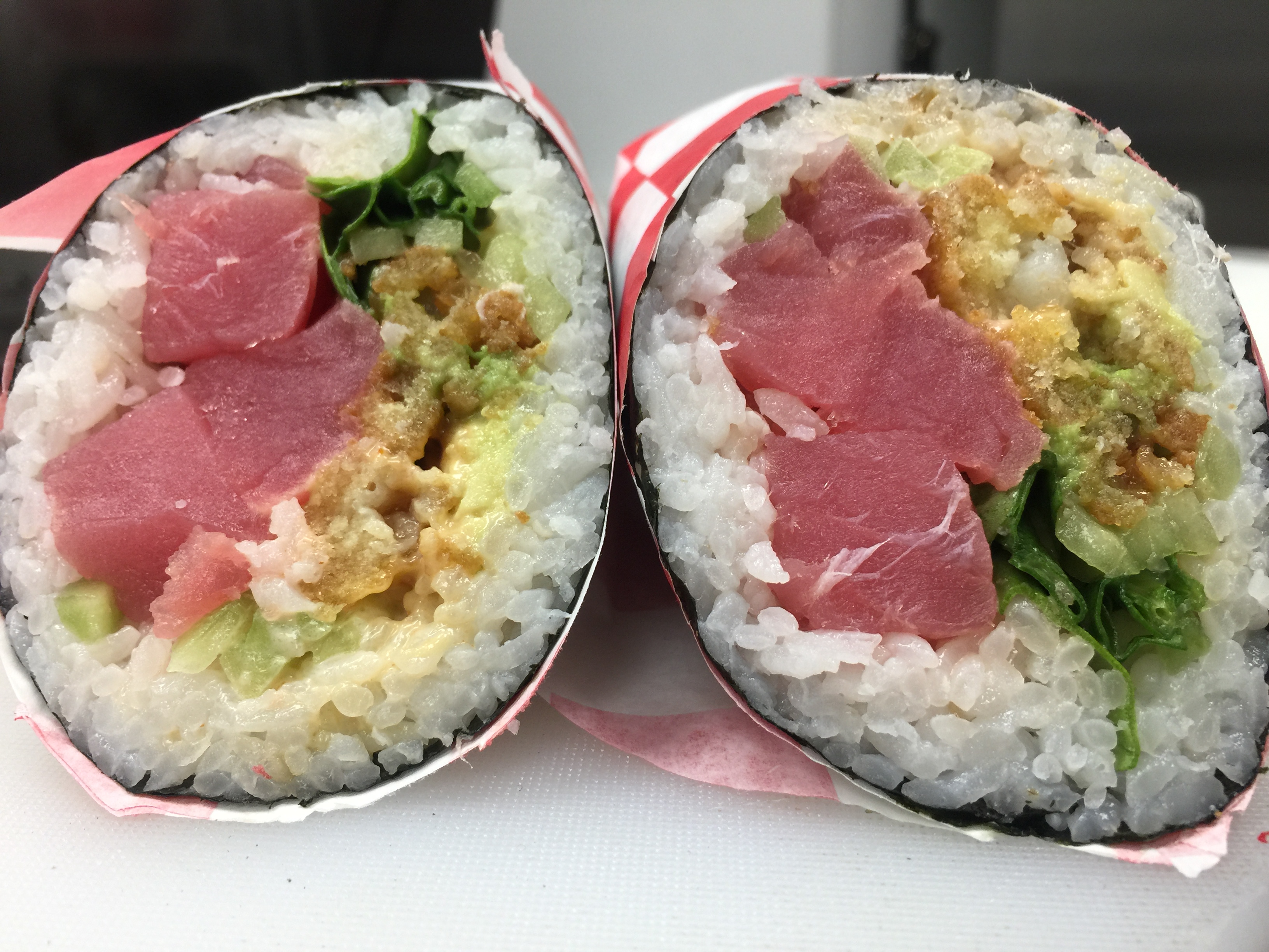 Order Crazy Tuna Burrito food online from Lee Sushi store, Sandy on bringmethat.com