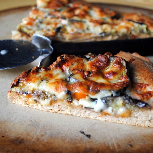 Order Eggplant Delight Pizza food online from Ameci Pizza & Pasta store, Irvine on bringmethat.com