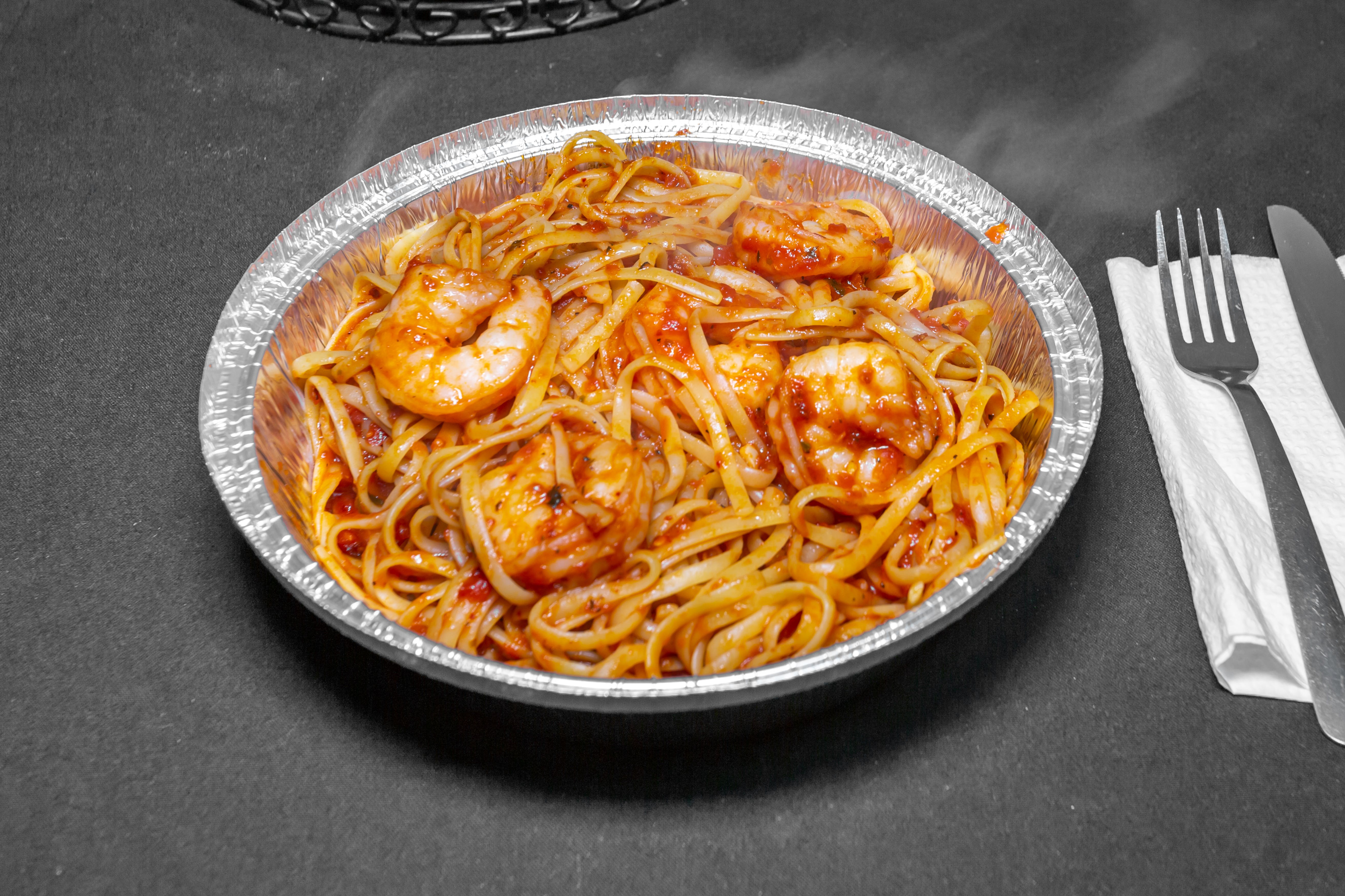 Order Shrimp Fra Diablo - Entree food online from Pizza D'Oro store, Catasauqua on bringmethat.com
