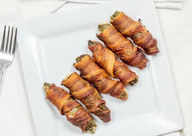 Order Bacon Wrapped Jalapenos food online from On The Patio store, Azle on bringmethat.com