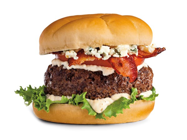 Order Bacon & Blue Burger food online from Fricker store, Findlay on bringmethat.com