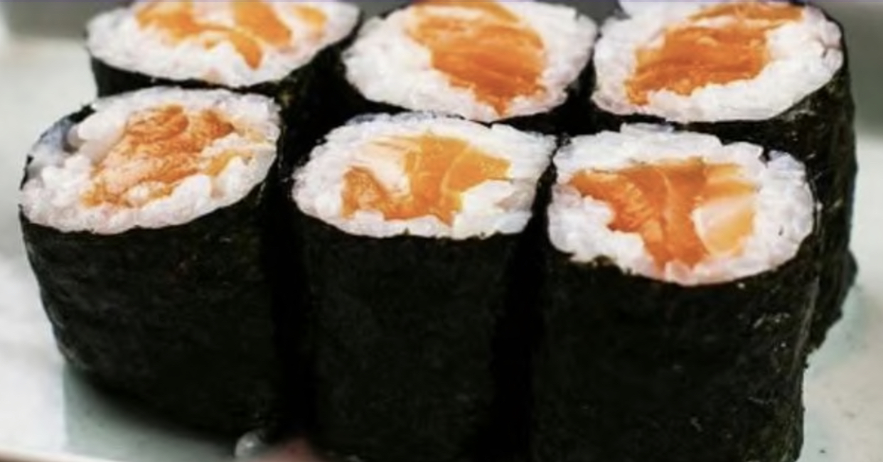 Order Salmon Roll food online from Iron Sushi store, New York on bringmethat.com