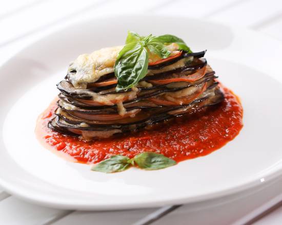 Order Baked Eggplant Parmesan food online from The Pasta Brothers store, Rancho Palos Verdes on bringmethat.com