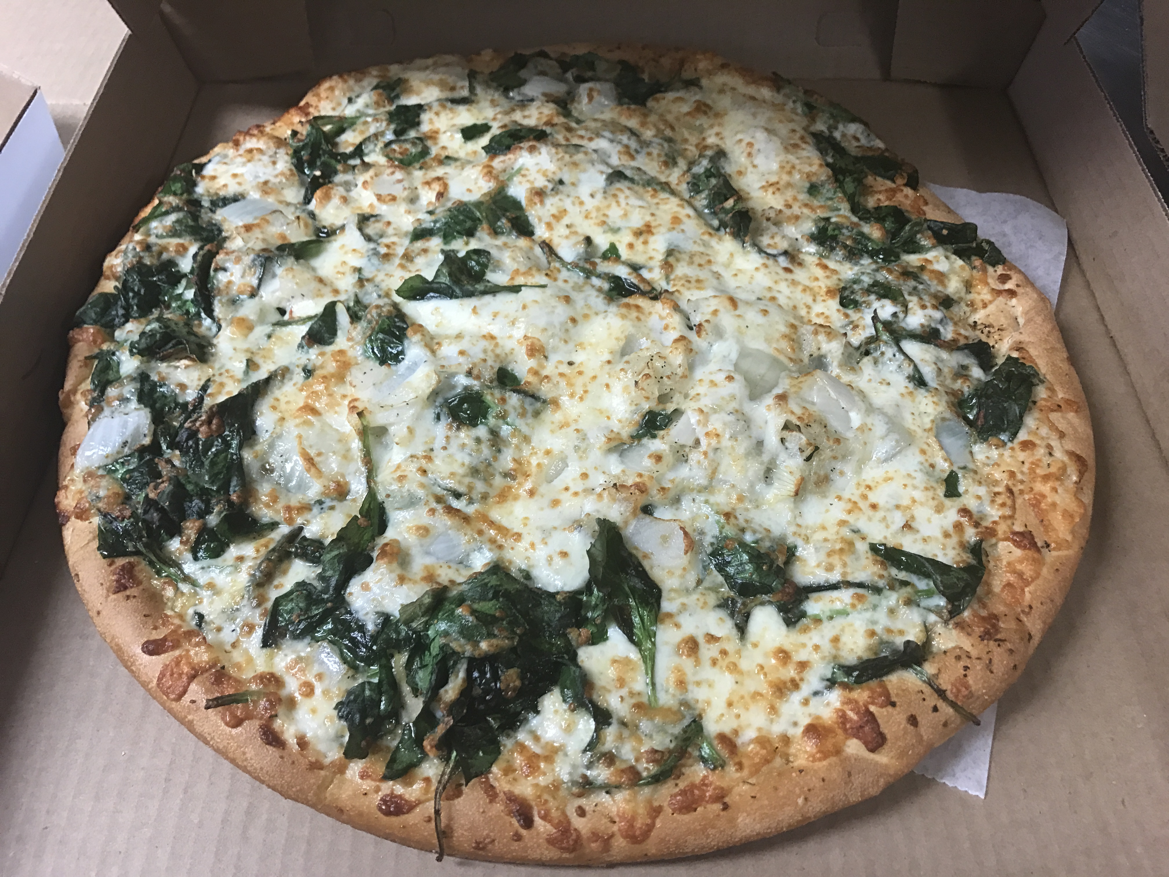 Order Artichoke Hearts and Spinach Pizza food online from Country Style Pizza store, Bridgeville on bringmethat.com