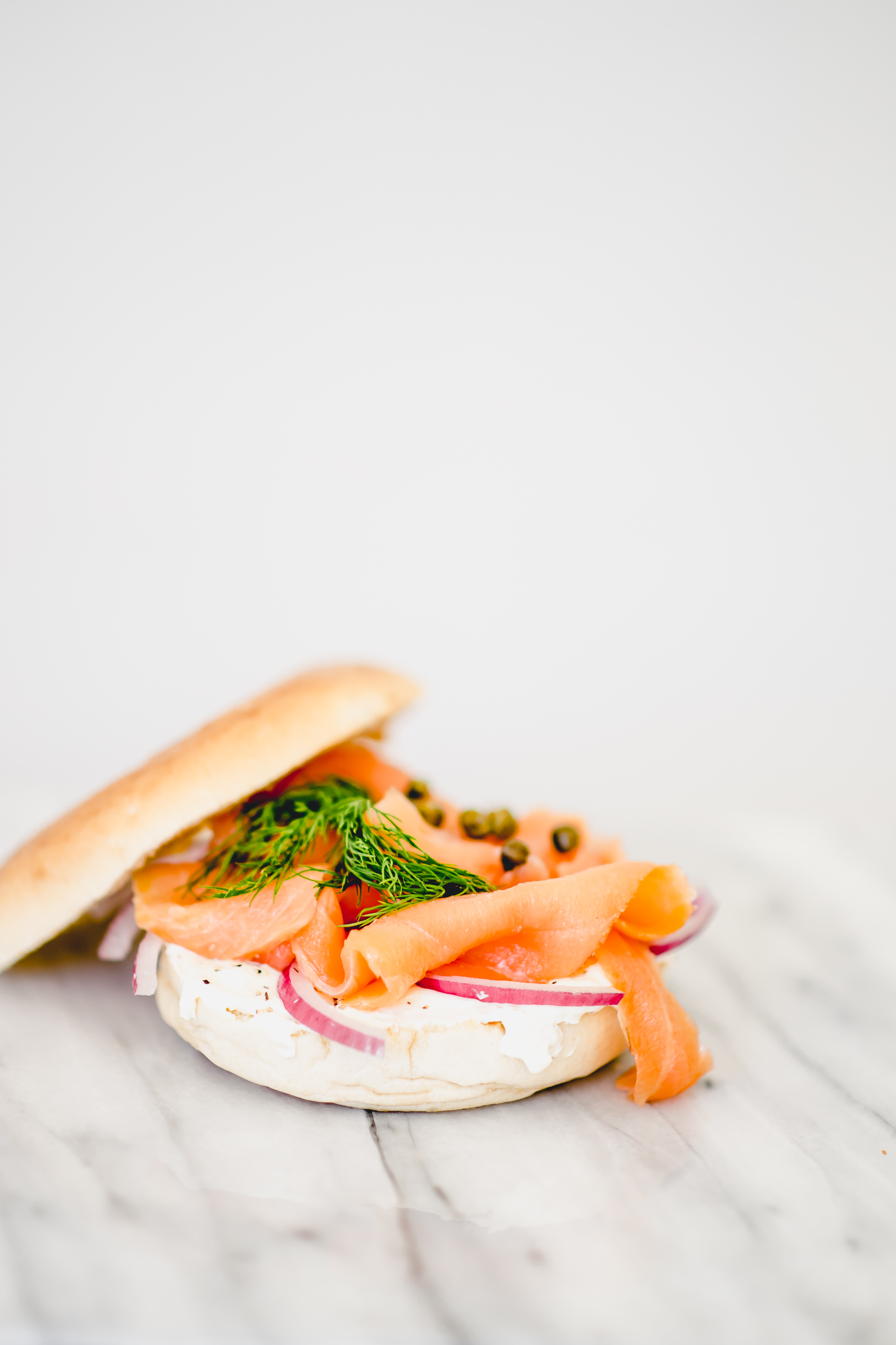 Order Bagel with Salmon food online from Dom Coffee store, Avon on bringmethat.com