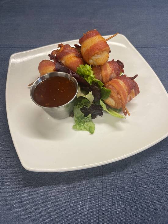 Order Scallops Wrapped in Bacon food online from Thames Waterside Bar And Grill store, Bristol on bringmethat.com