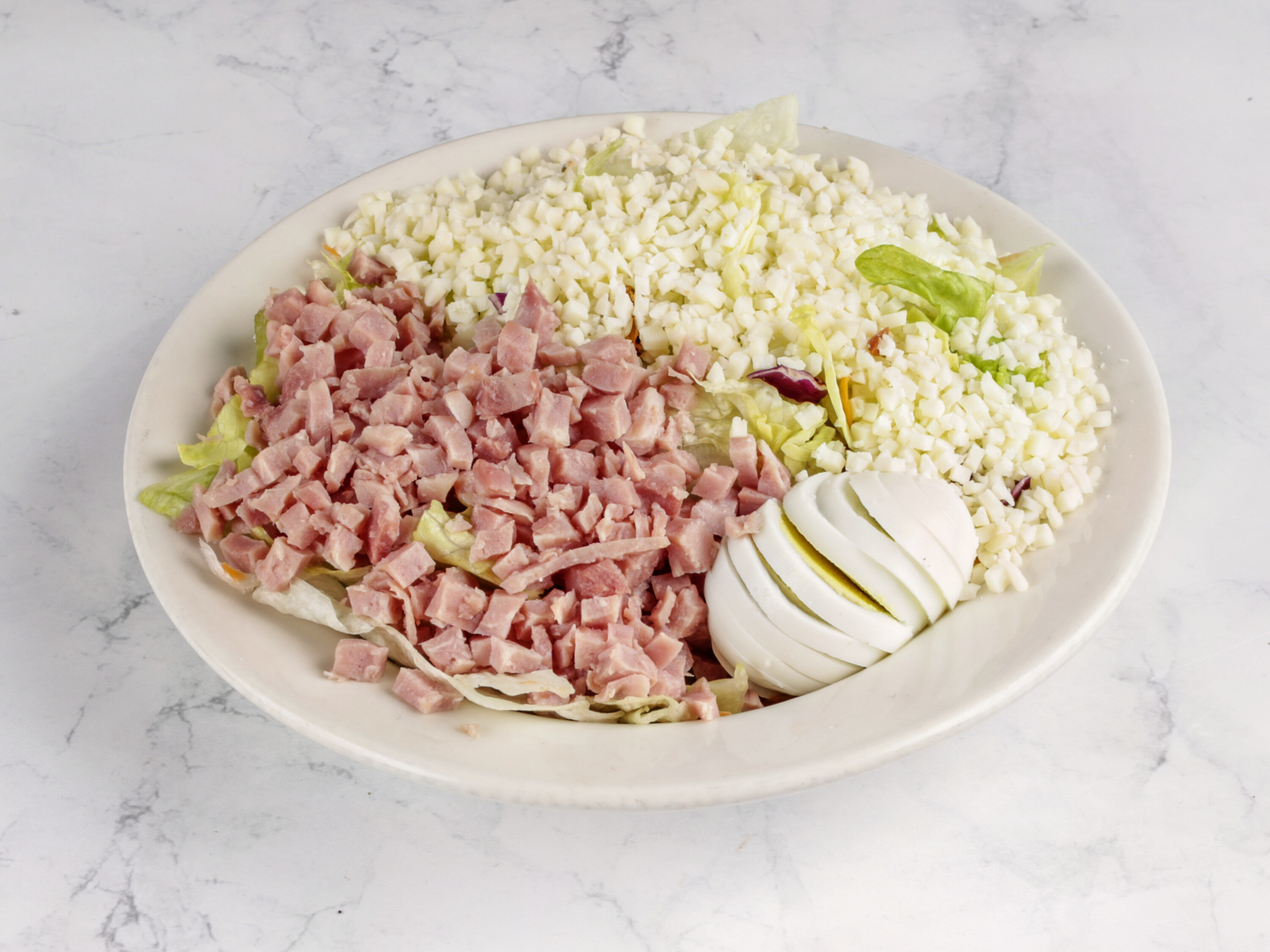 Order Chef's Salad Bowl w/Ham food online from Sir Pizza - S. Broadway Pl. store, Lexington on bringmethat.com