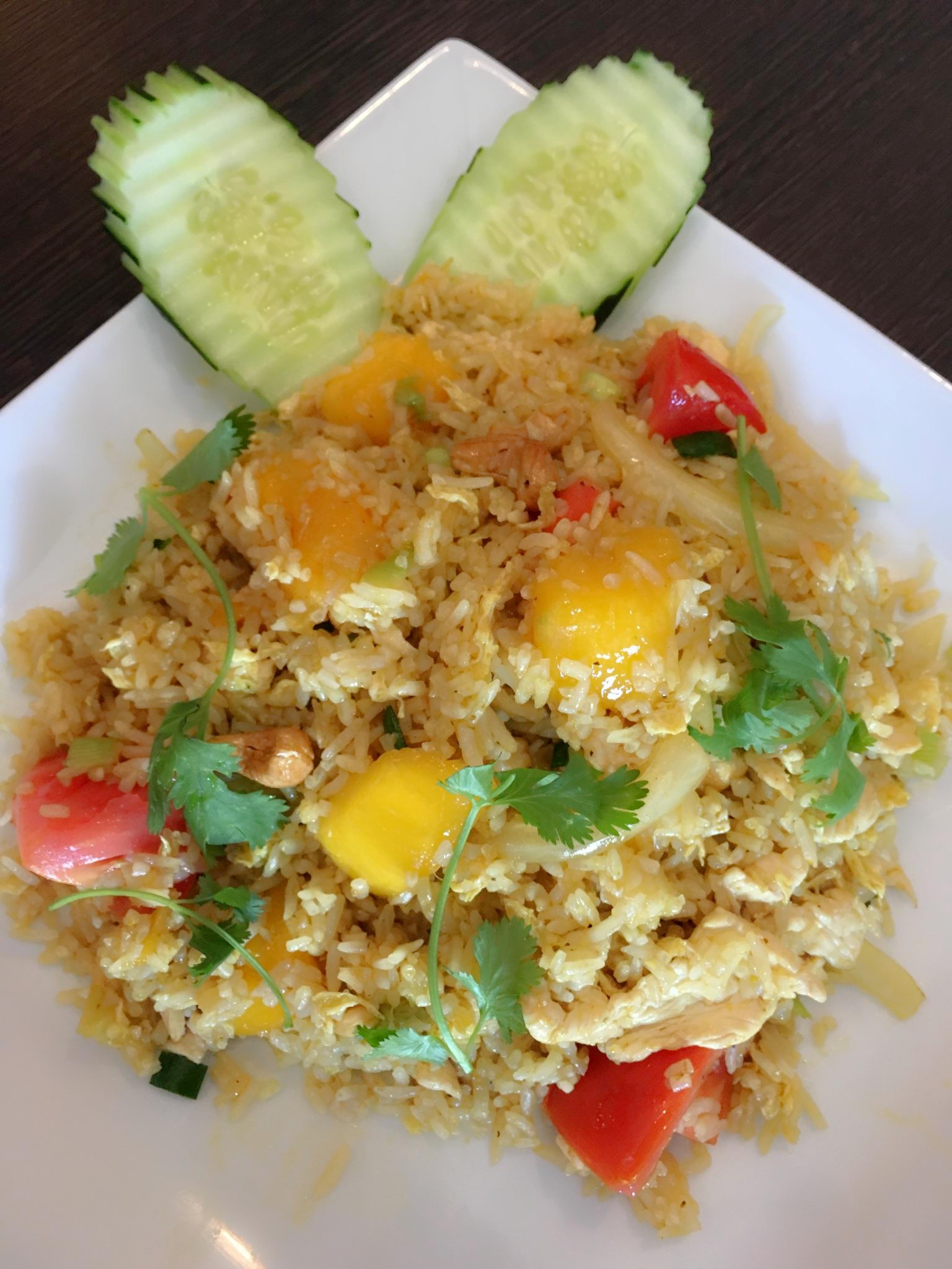 Order Mango Fried Rice food online from Thai Chef Cuisine store, Azusa on bringmethat.com