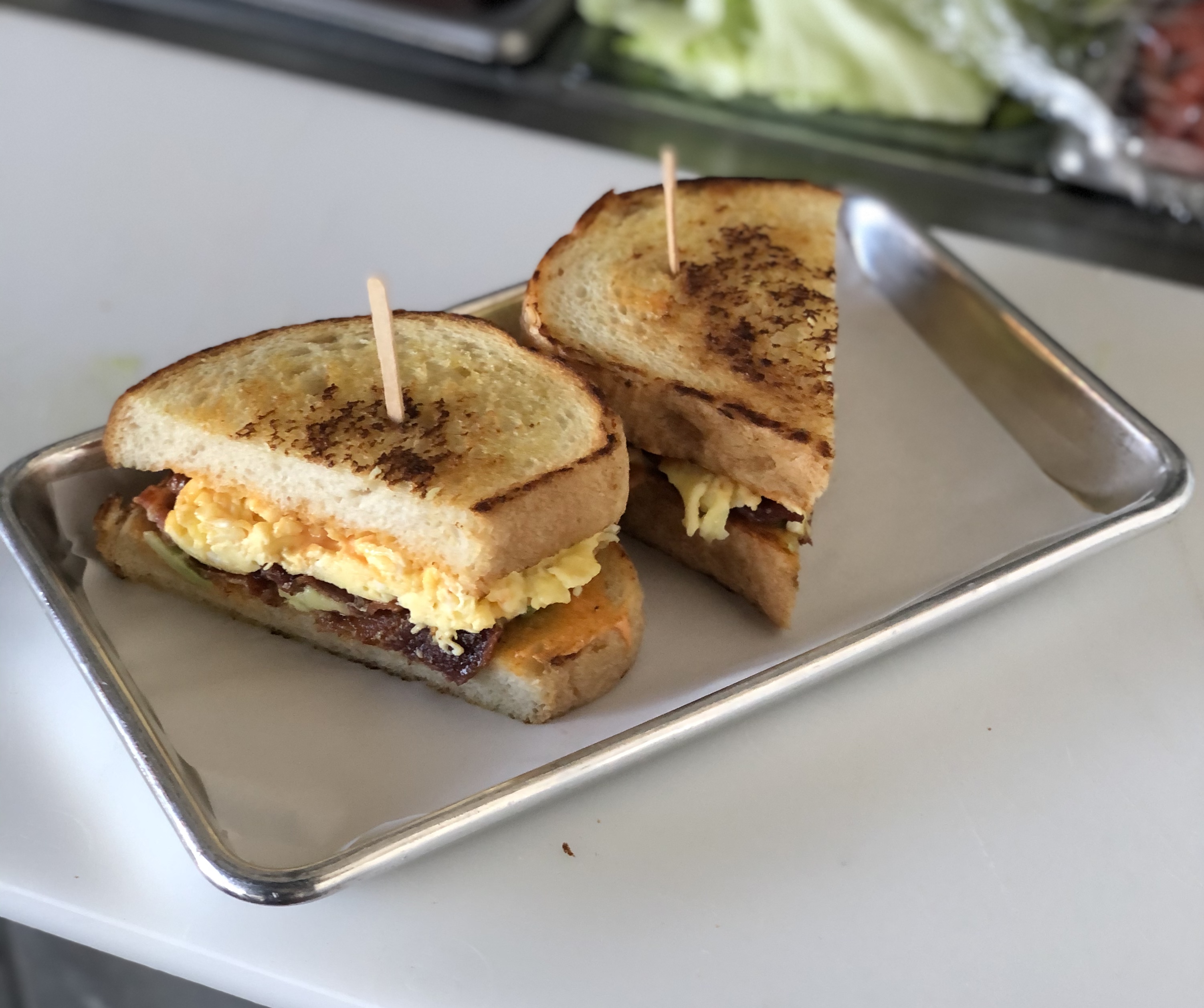 Order Egg Sandwich food online from By The Way Burger store, Los Angeles on bringmethat.com