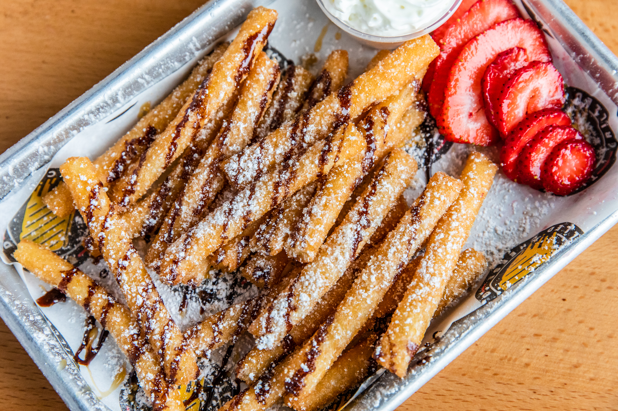 Order Twisted Funnel Cake Fries food online from Twisted Grilled Cheese store, Houston on bringmethat.com