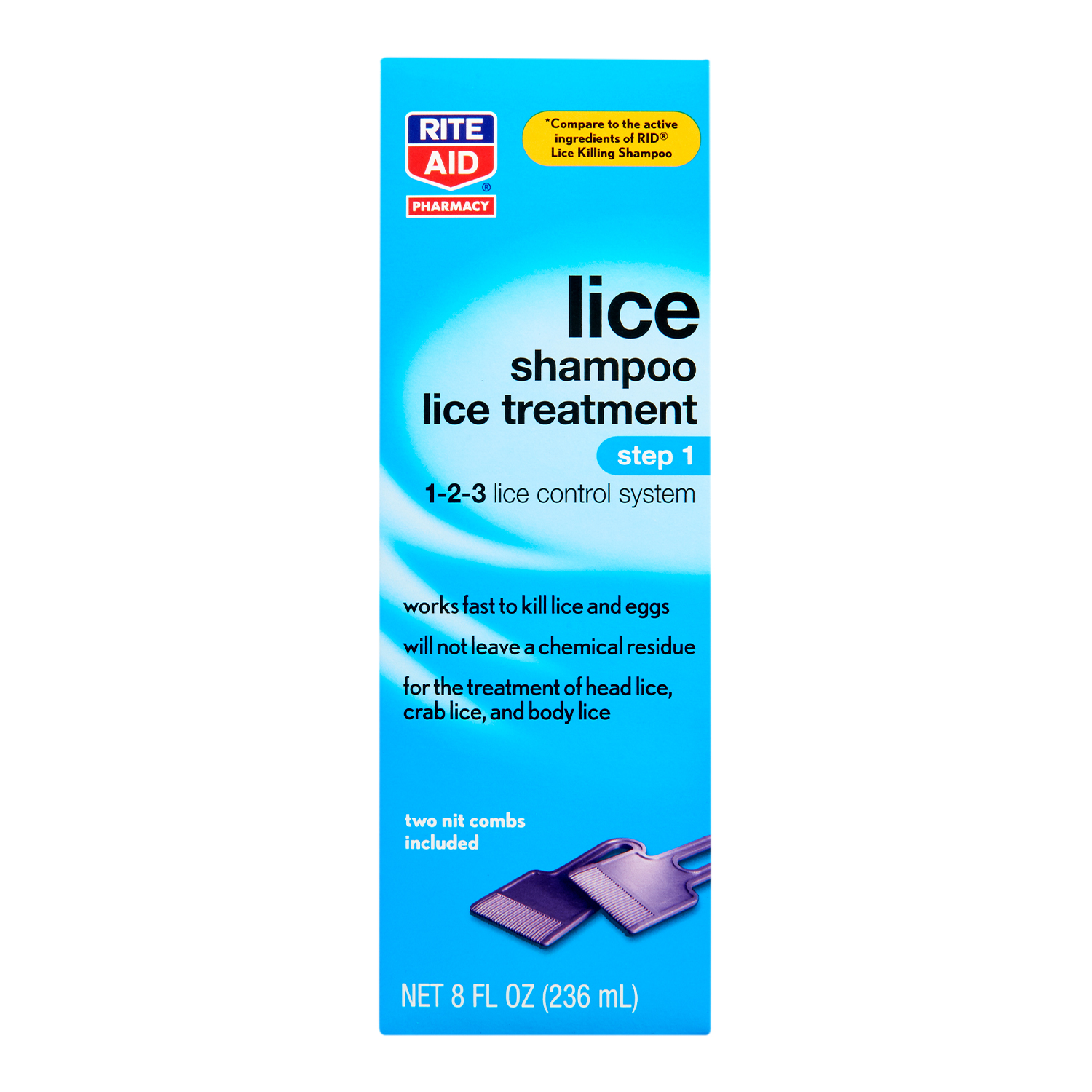 Order Rite Aid Lice Shampoo - 8 oz food online from Bartell store, Edmonds on bringmethat.com