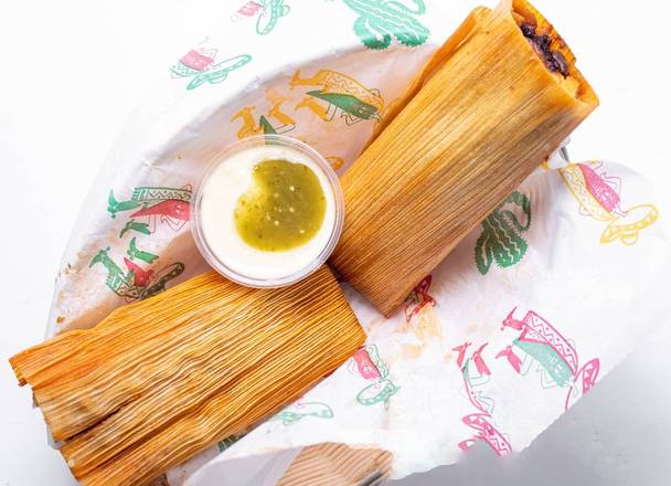 Order Pork Tamale food online from Cilantro Taqueria store, Shaker Heights on bringmethat.com
