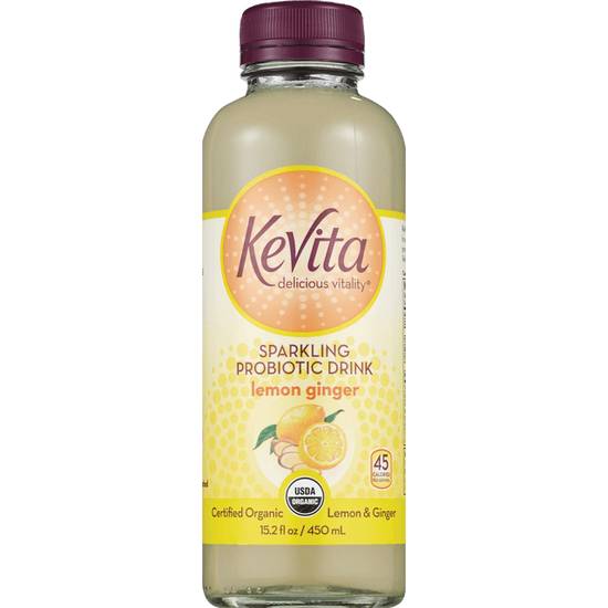 Order Kevita Sparkling Probiotic Drink Organic Lemon Ginger  food online from CVS store, GROSSE POINTE on bringmethat.com