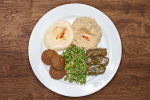 Order 12. Vegetarian Platter food online from The Green Olive store, Pismo Beach on bringmethat.com