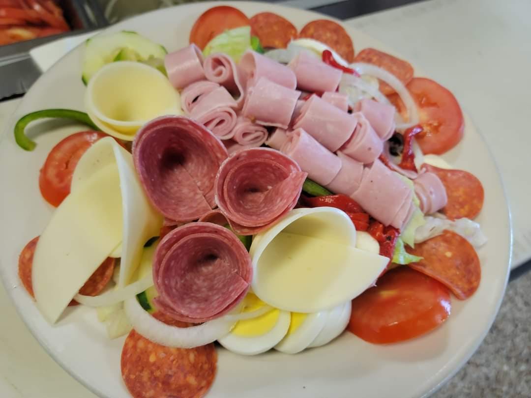 Order Brother's Antipasto Salad - Salad food online from Brother Pizza Pasta & Sub store, Harrisonburg on bringmethat.com